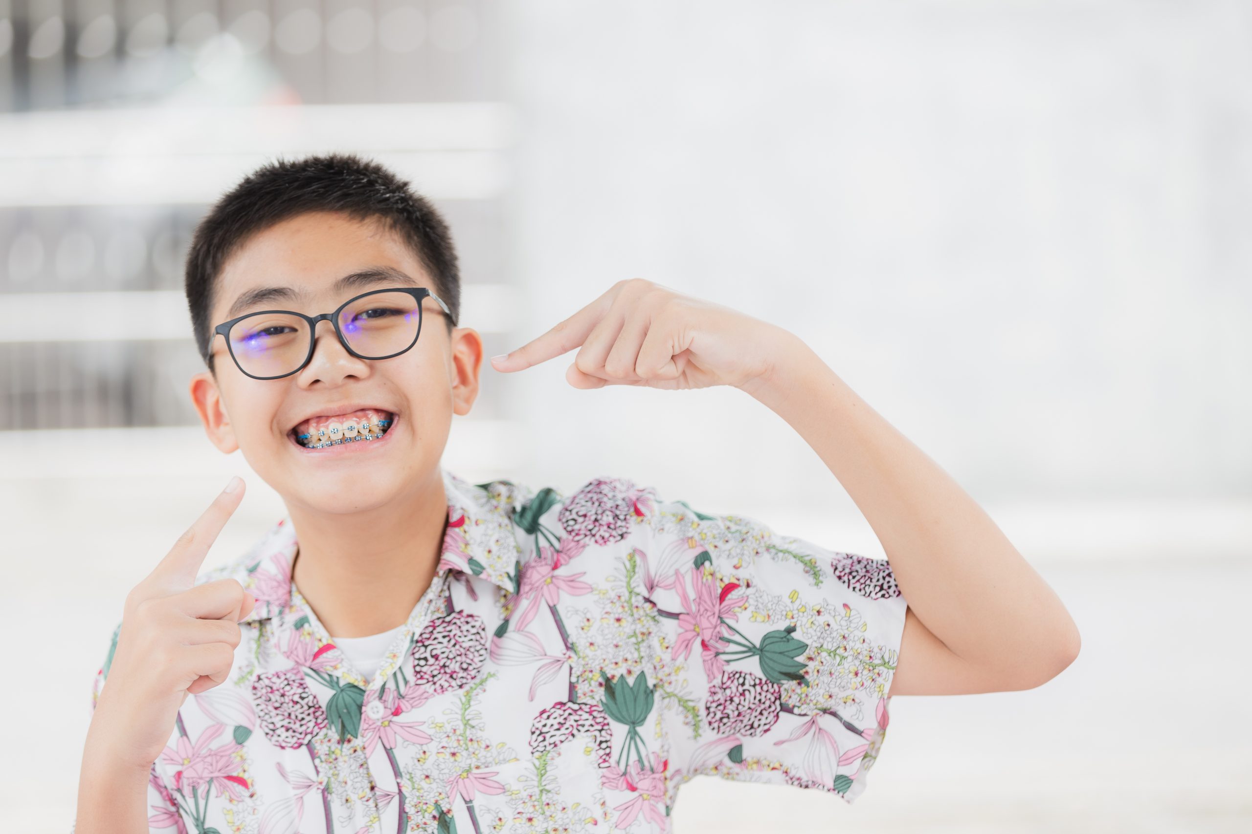 Boy With Braces